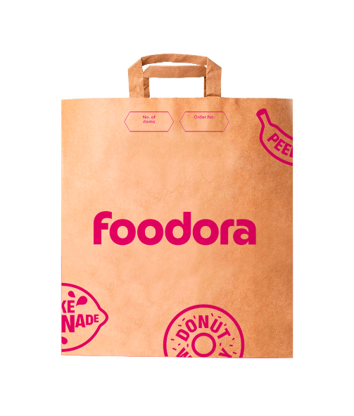 NEW foodora paperipussit (laatikko, sis. 250kpl)